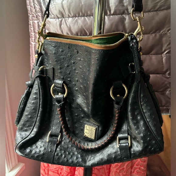 Dooney & Bourke Ostrich Satchel - Picture 1 of 8